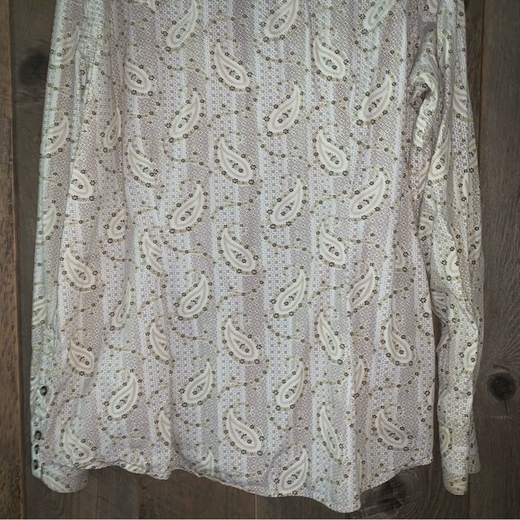 Women’s XL BROOKS & DUNN PANHANDLE SLIM Cotton Snap Down Sawtooth Western Shirt - Picture 8 of 10